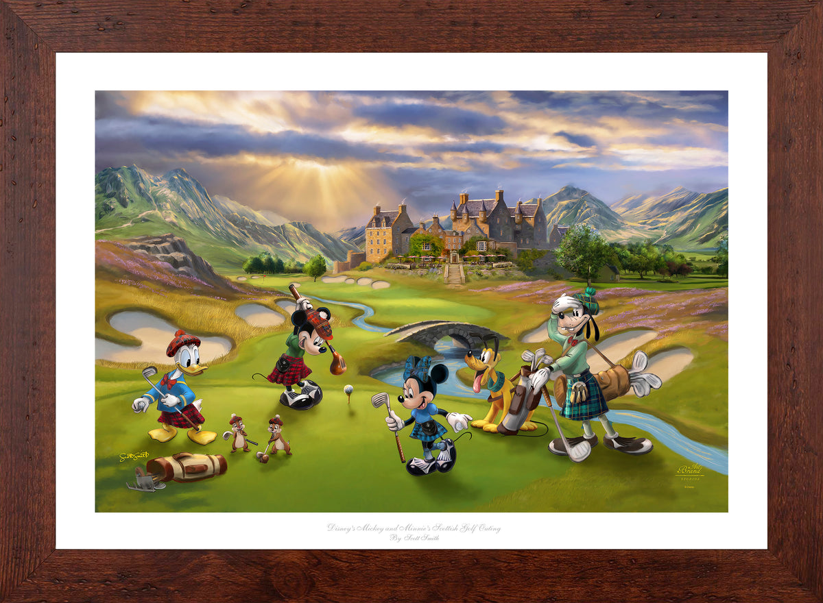 Disney's Mickey and Minnie Scottish Golf Outing - Limited Edition Paper