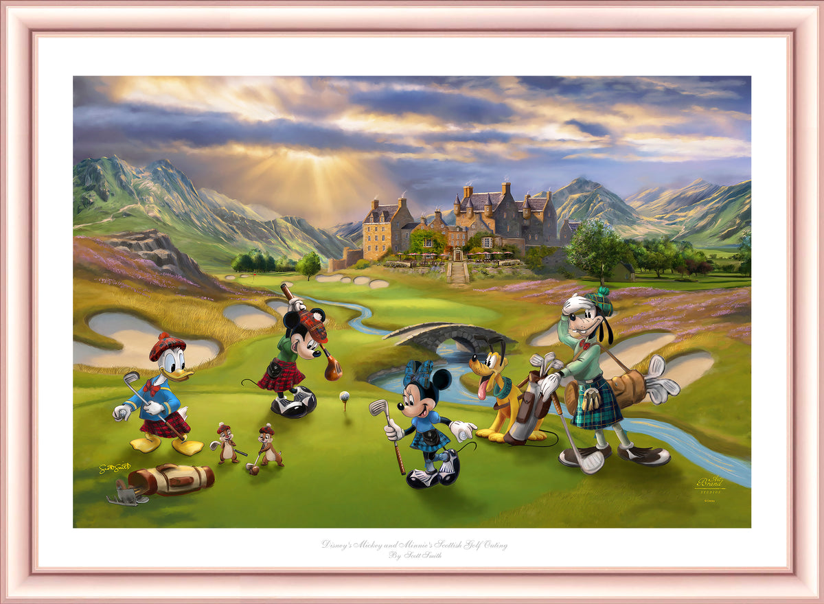Disney's Mickey and Minnie Scottish Golf Outing - Limited Edition Paper