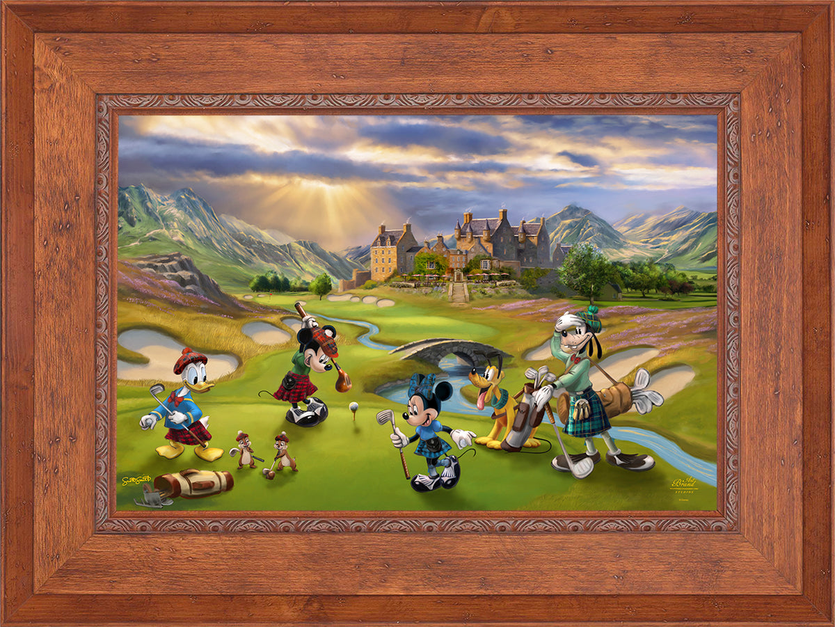 Disney's Mickey and Minnie Scottish Golf Outing - Jewel Edition Art