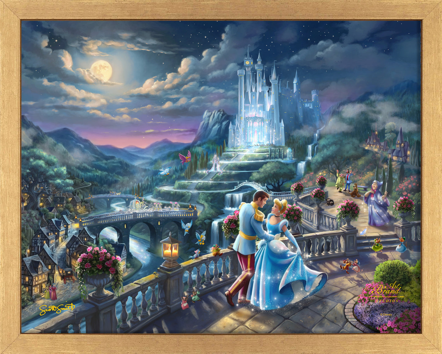 Disney's Cinderella - Midnight Stroll - Art Prints