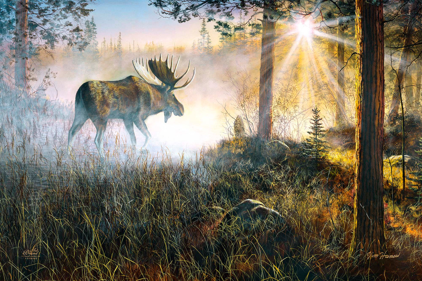 Walk In The Mist - Limited Edition Canvas