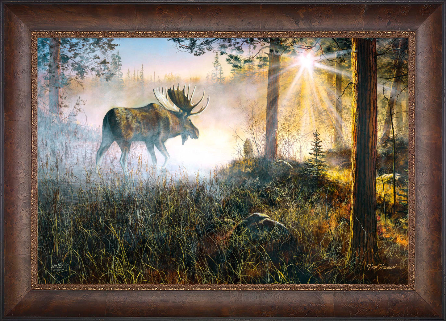 Walk In The Mist - Limited Edition Canvas