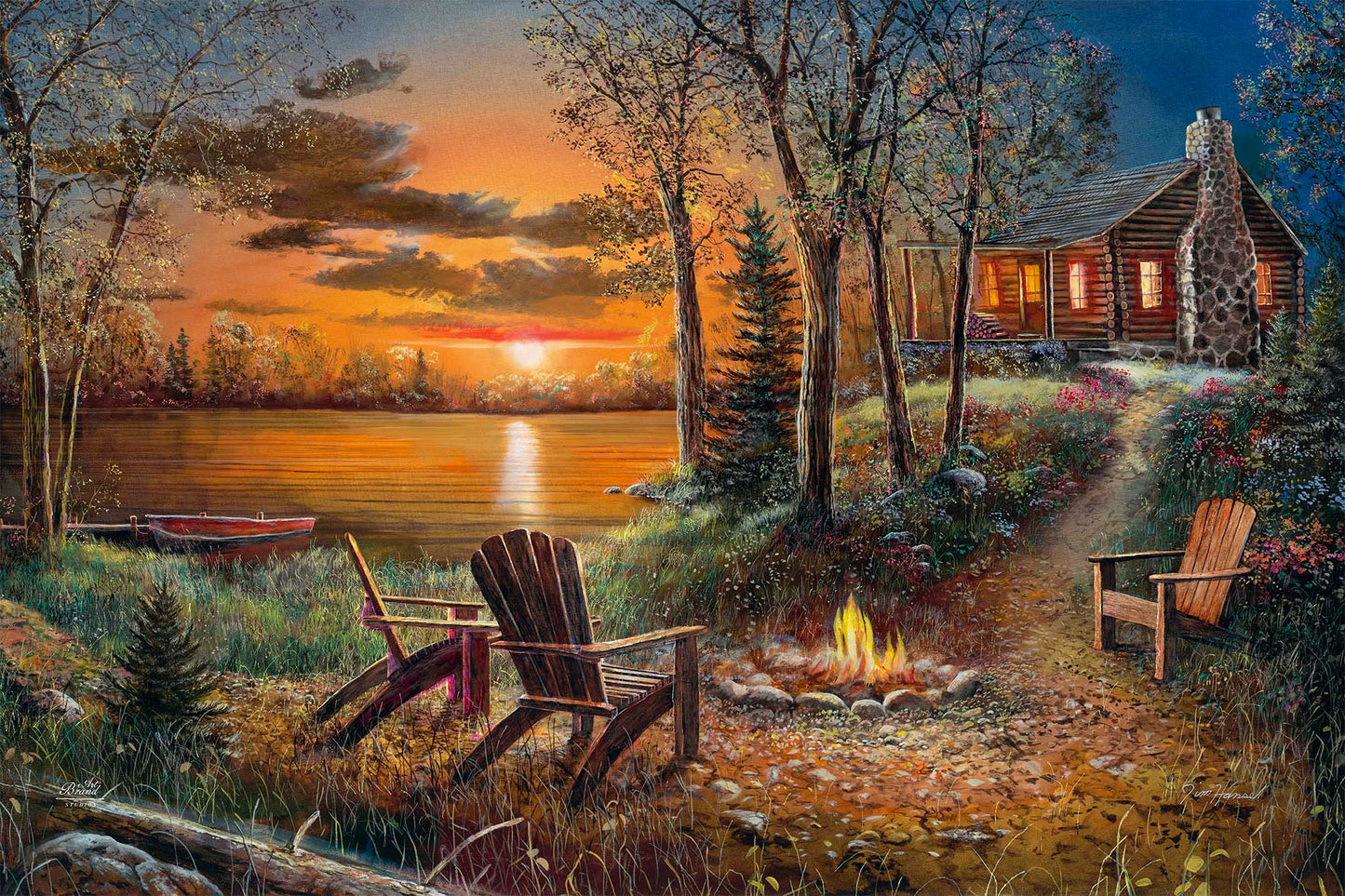 Fireside - Limited Edition Canvas