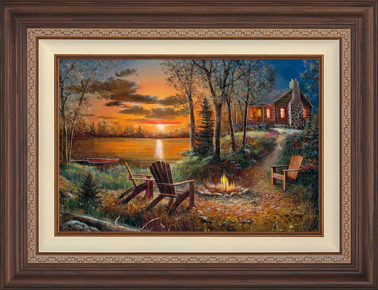 Fireside - Limited Edition Canvas