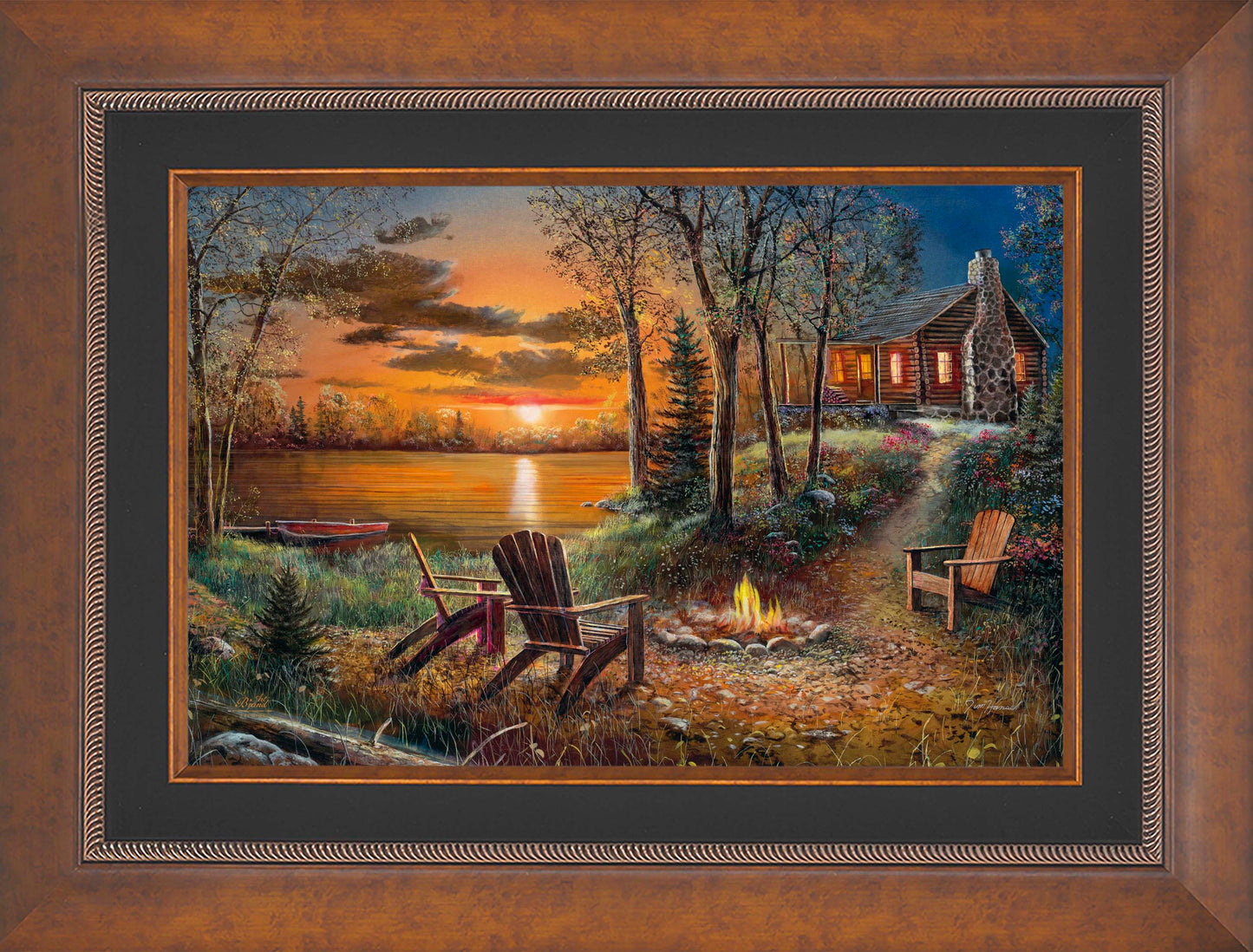 Fireside - Limited Edition Canvas