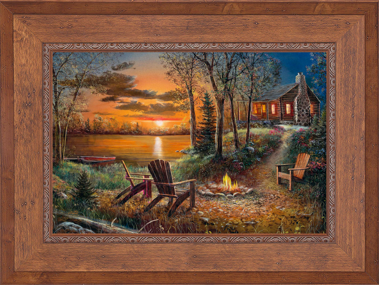 Fireside - Limited Edition Canvas