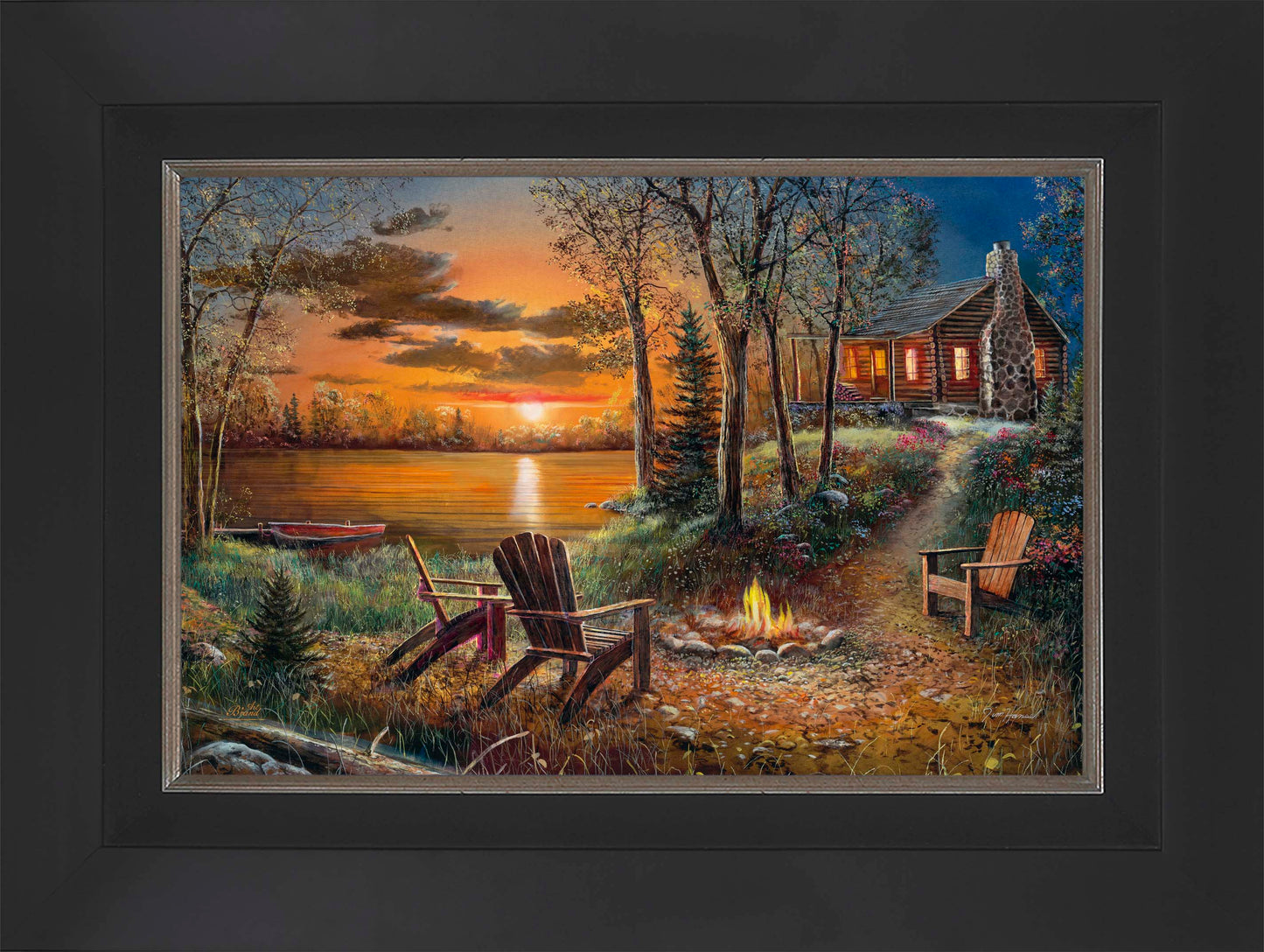 Fireside - Limited Edition Canvas