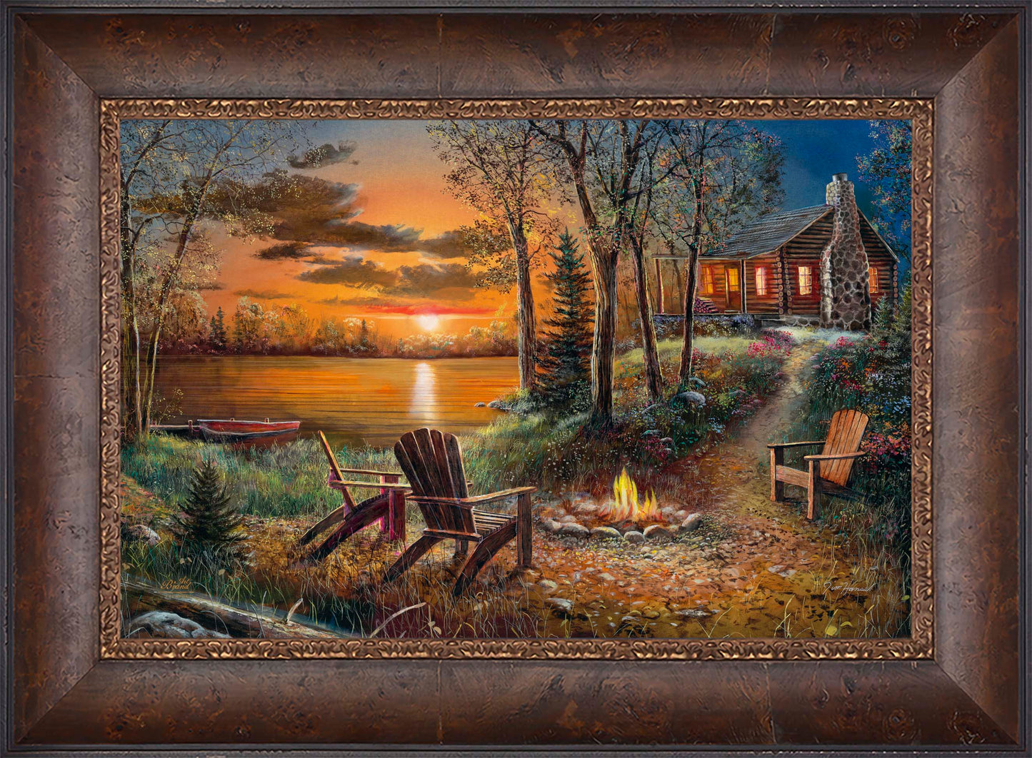 Fireside - Limited Edition Canvas