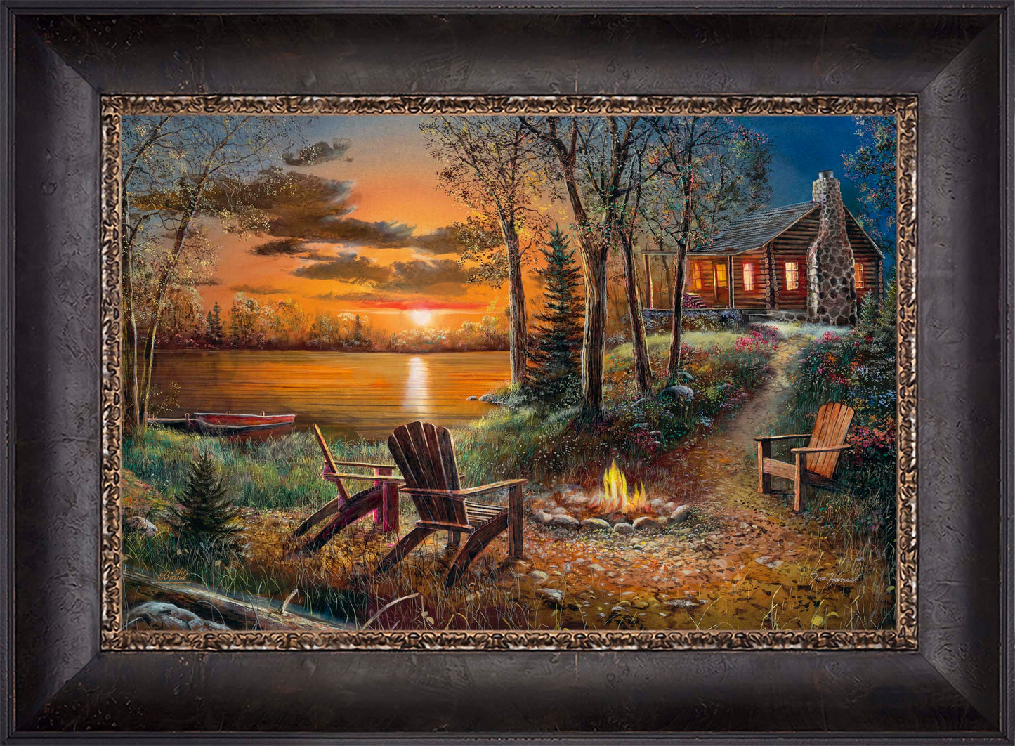 Fireside - Limited Edition Canvas