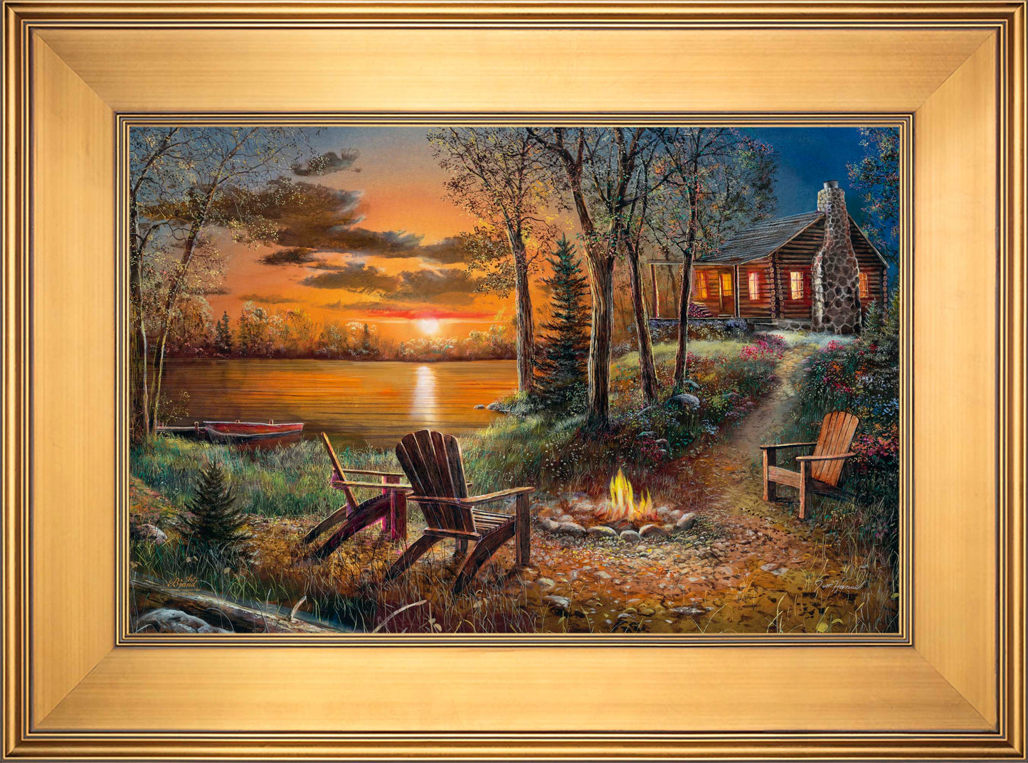 Fireside - Limited Edition Canvas