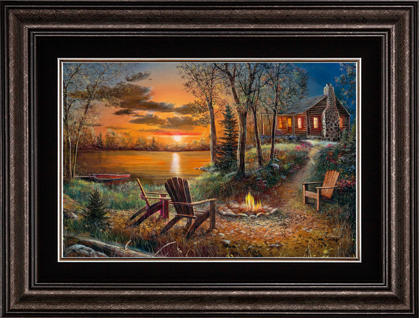 Fireside - Limited Edition Canvas