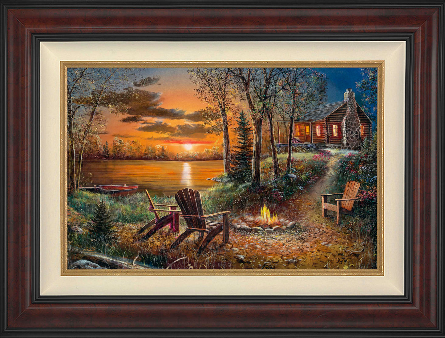 Fireside - Limited Edition Canvas