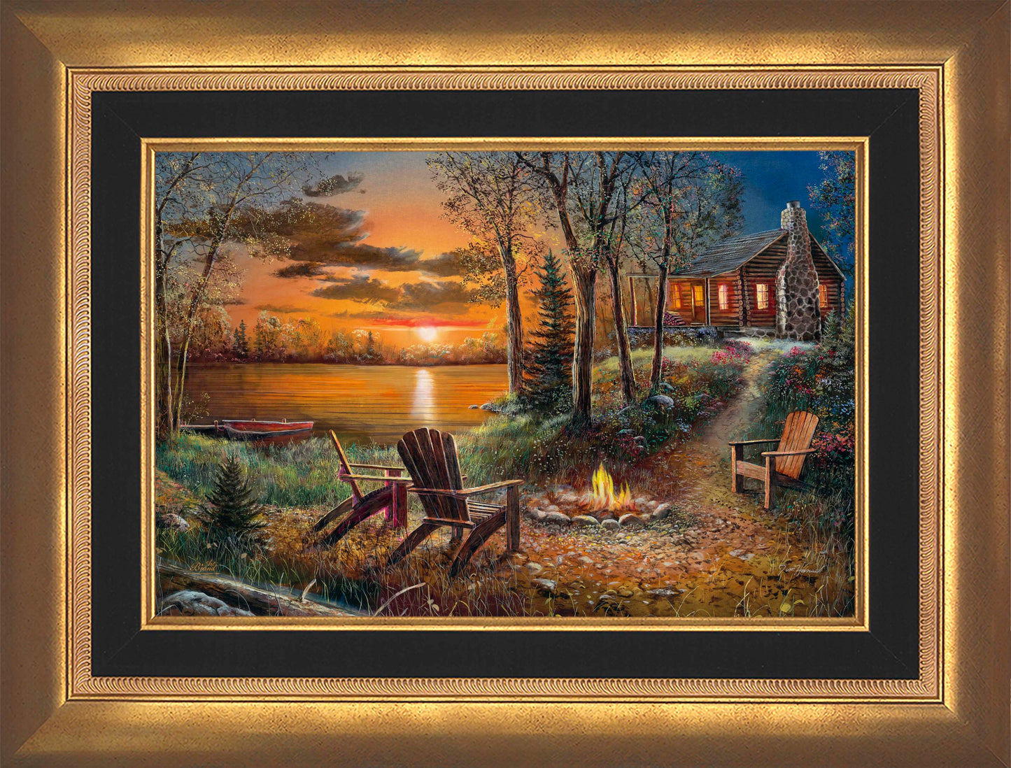 Fireside - Limited Edition Canvas