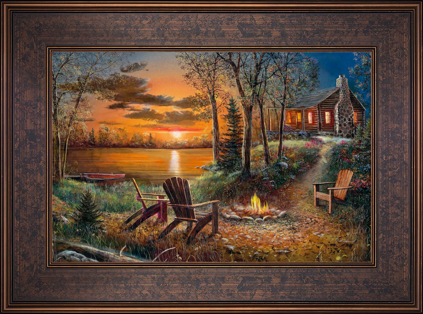 Fireside - Limited Edition Canvas