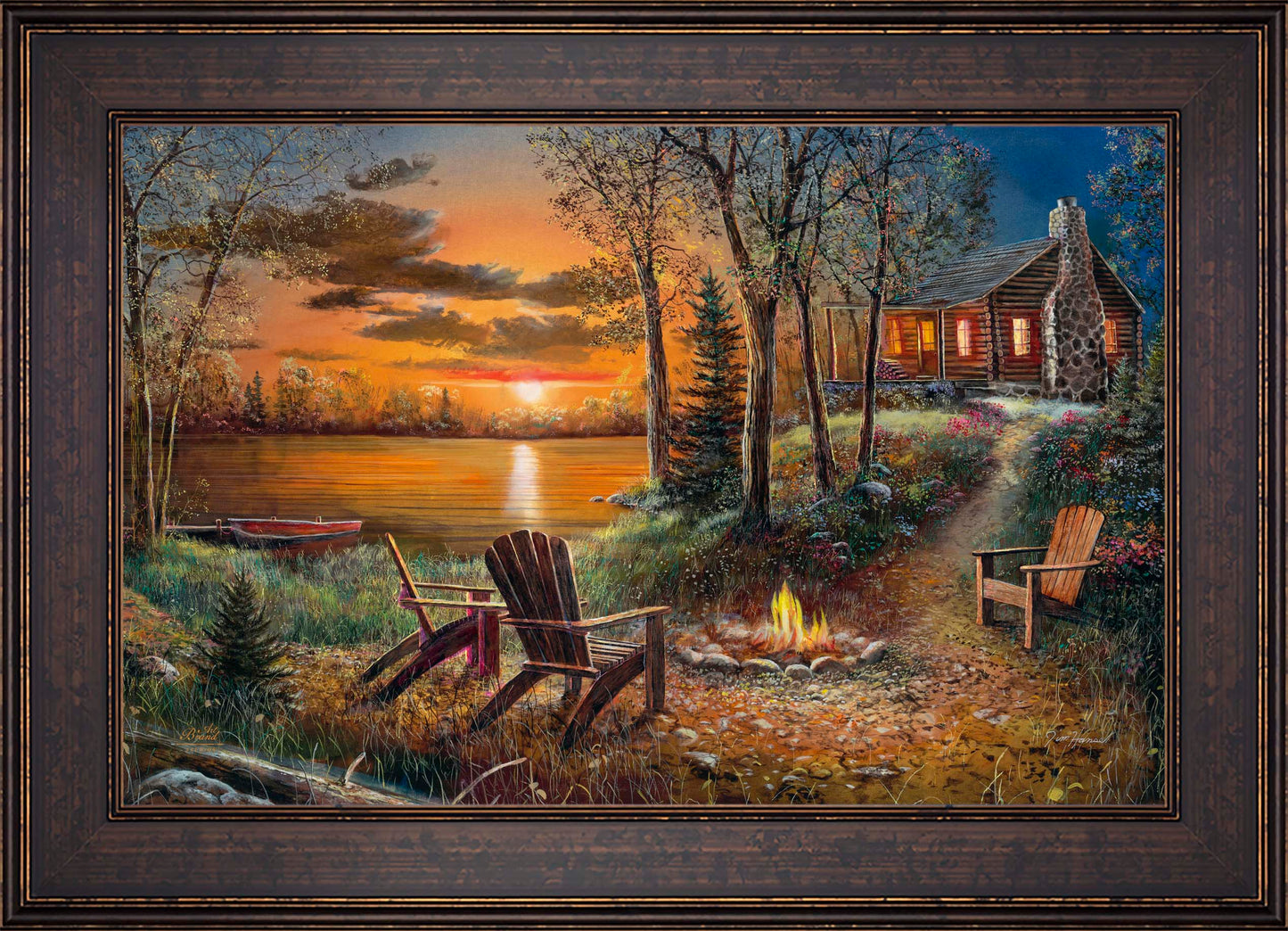 Fireside - Limited Edition Canvas