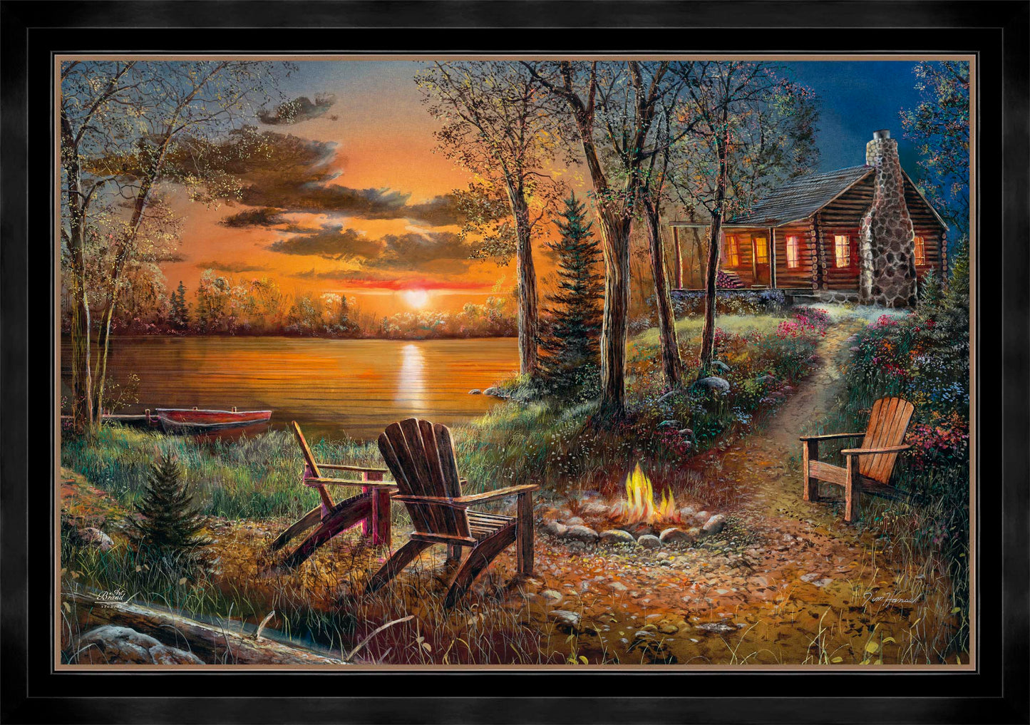 Fireside - Limited Edition Canvas