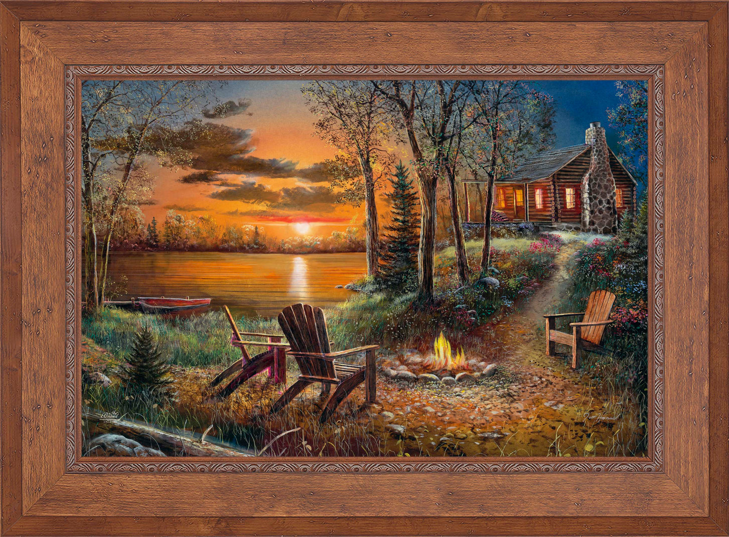 Fireside - Limited Edition Canvas