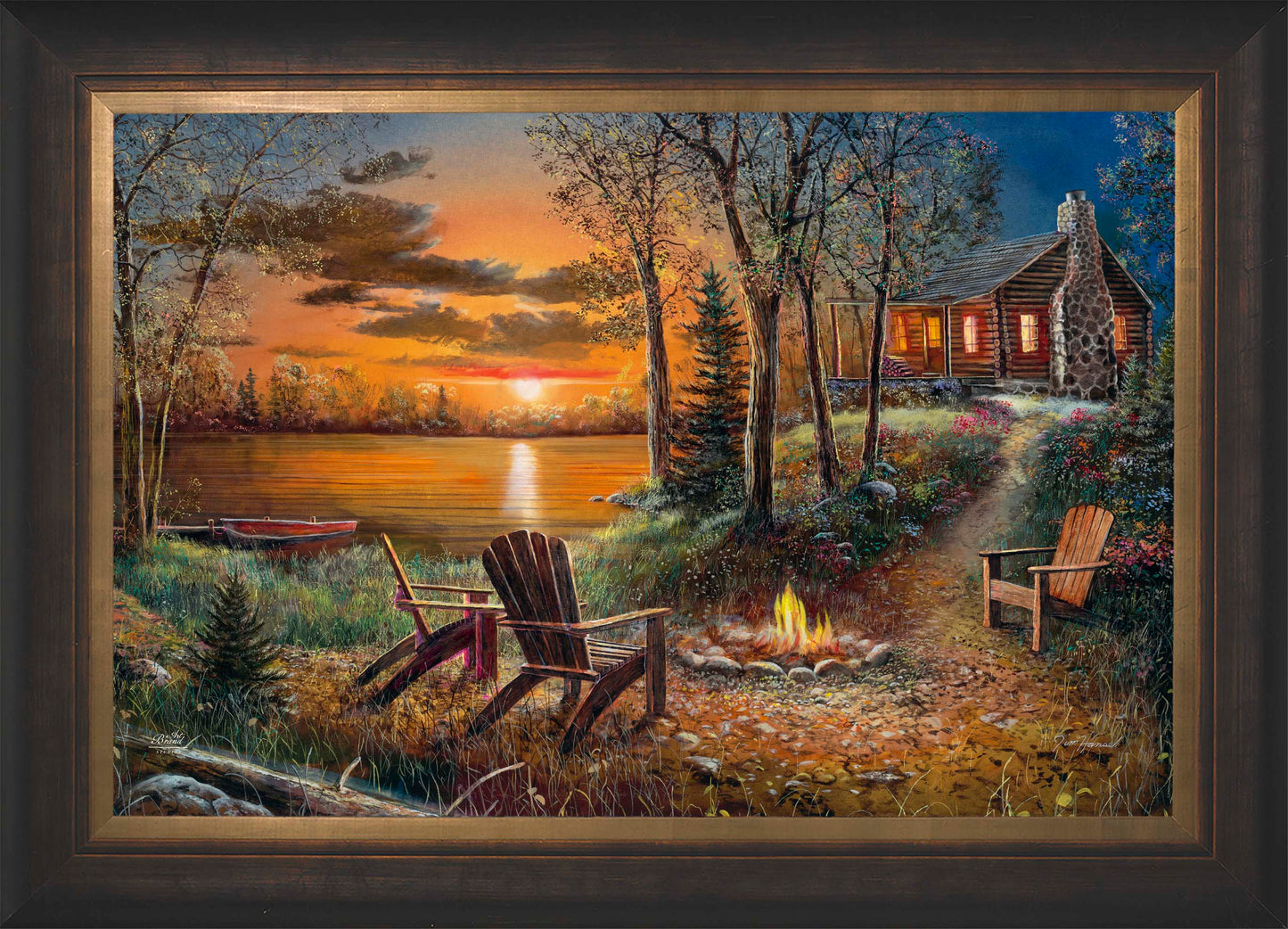 Fireside - Limited Edition Canvas