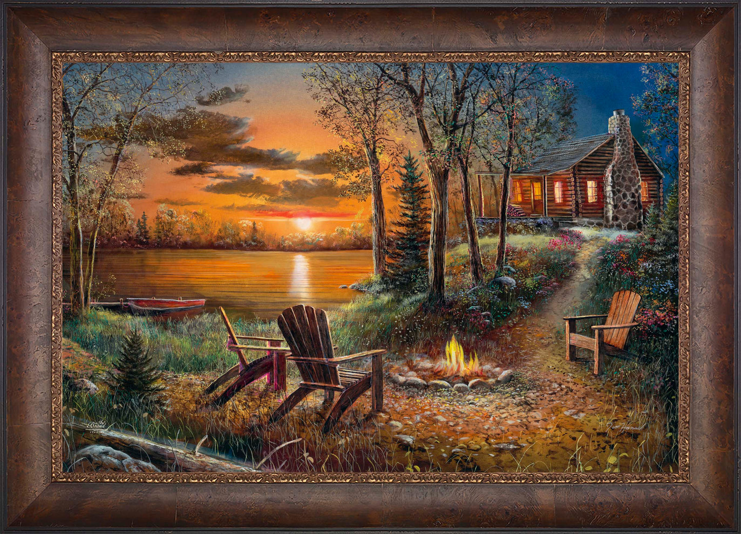 Fireside - Limited Edition Canvas