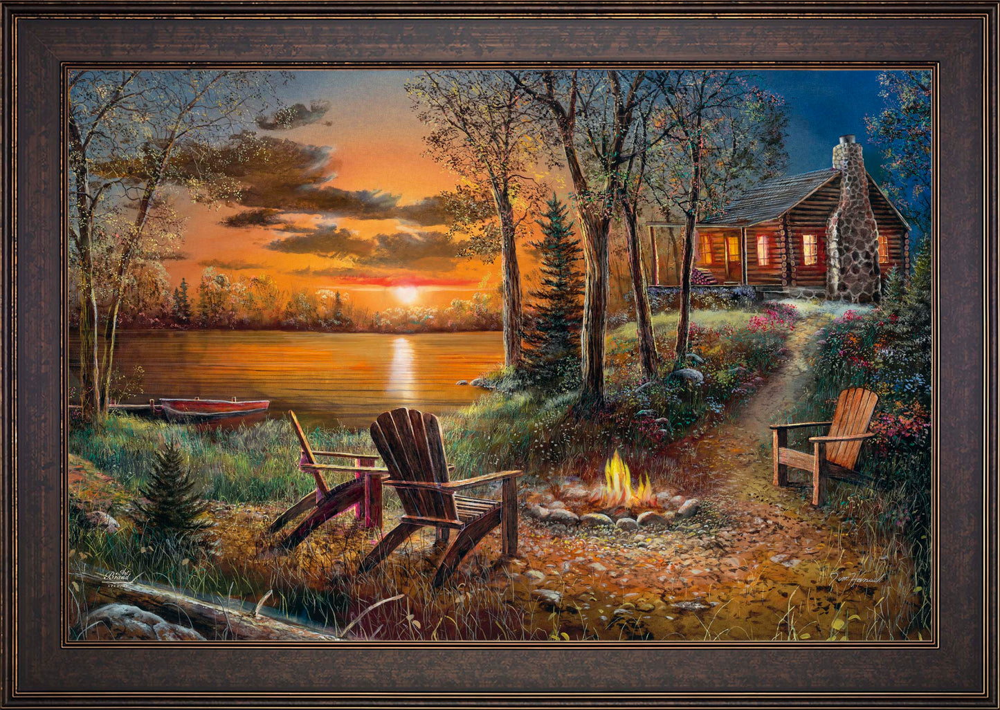 Fireside - Limited Edition Canvas