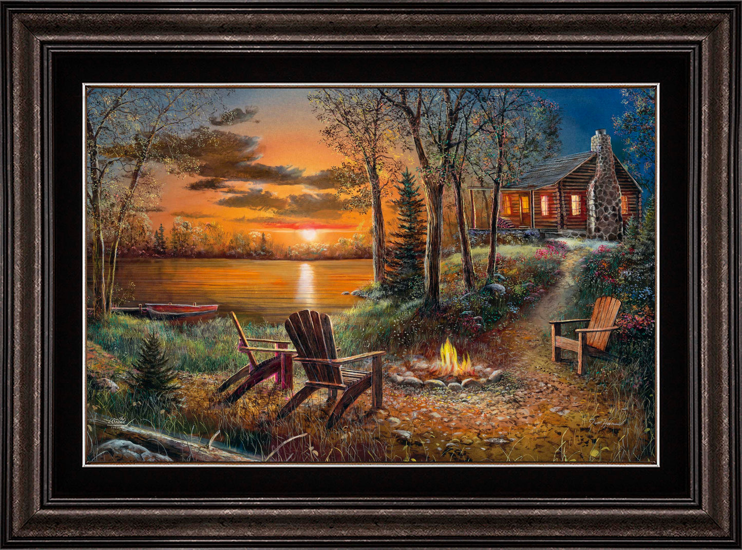 Fireside - Limited Edition Canvas