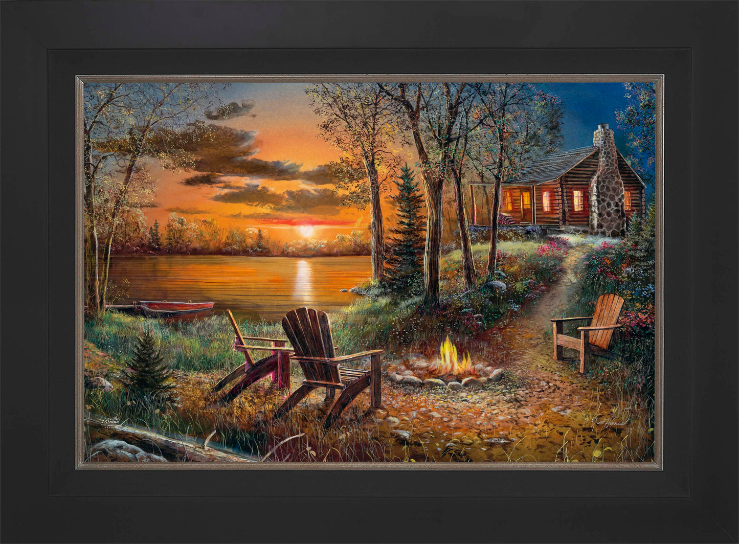 Fireside - Limited Edition Canvas