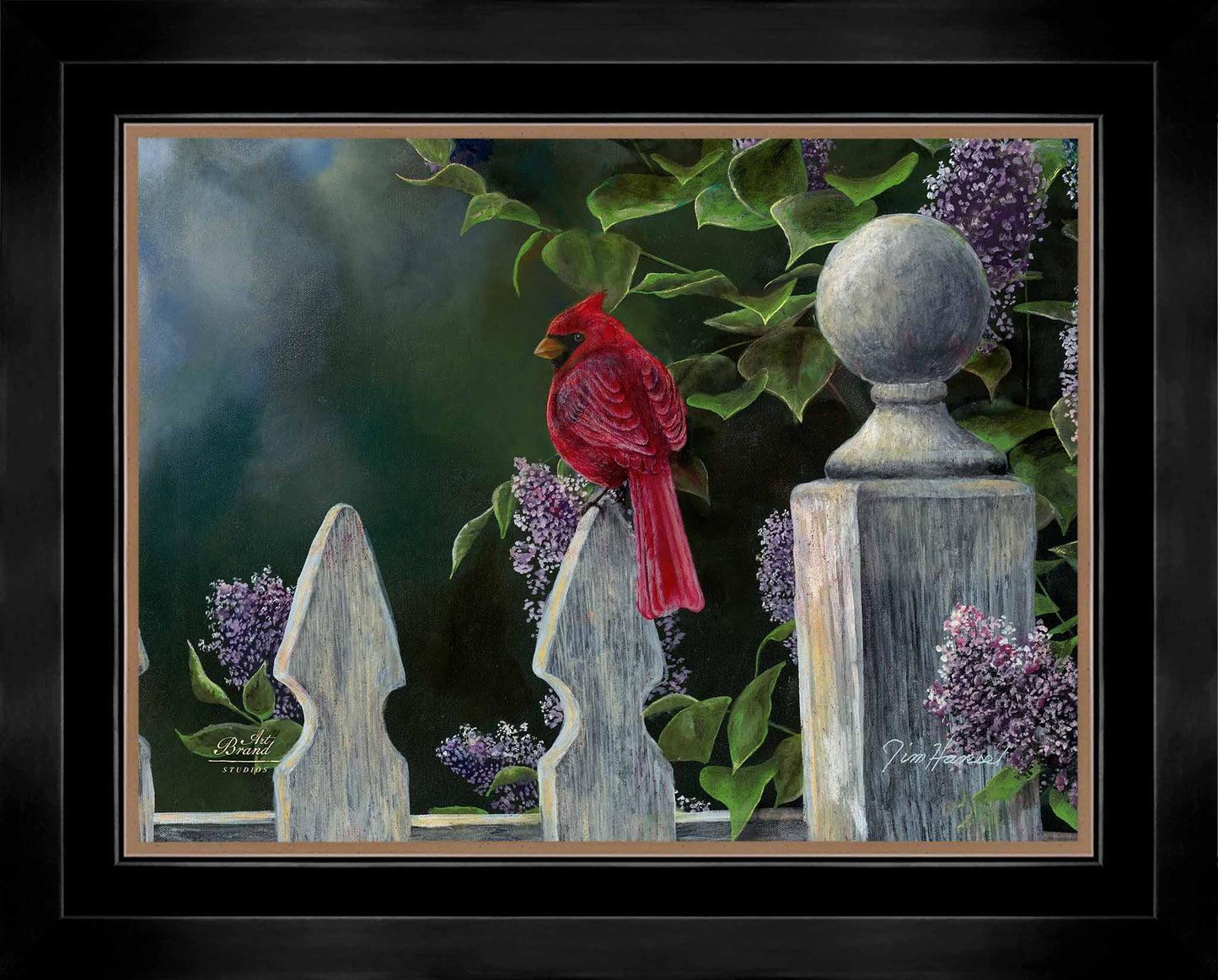 Birds Eye View-Cardinal - Limited Edition Canvas