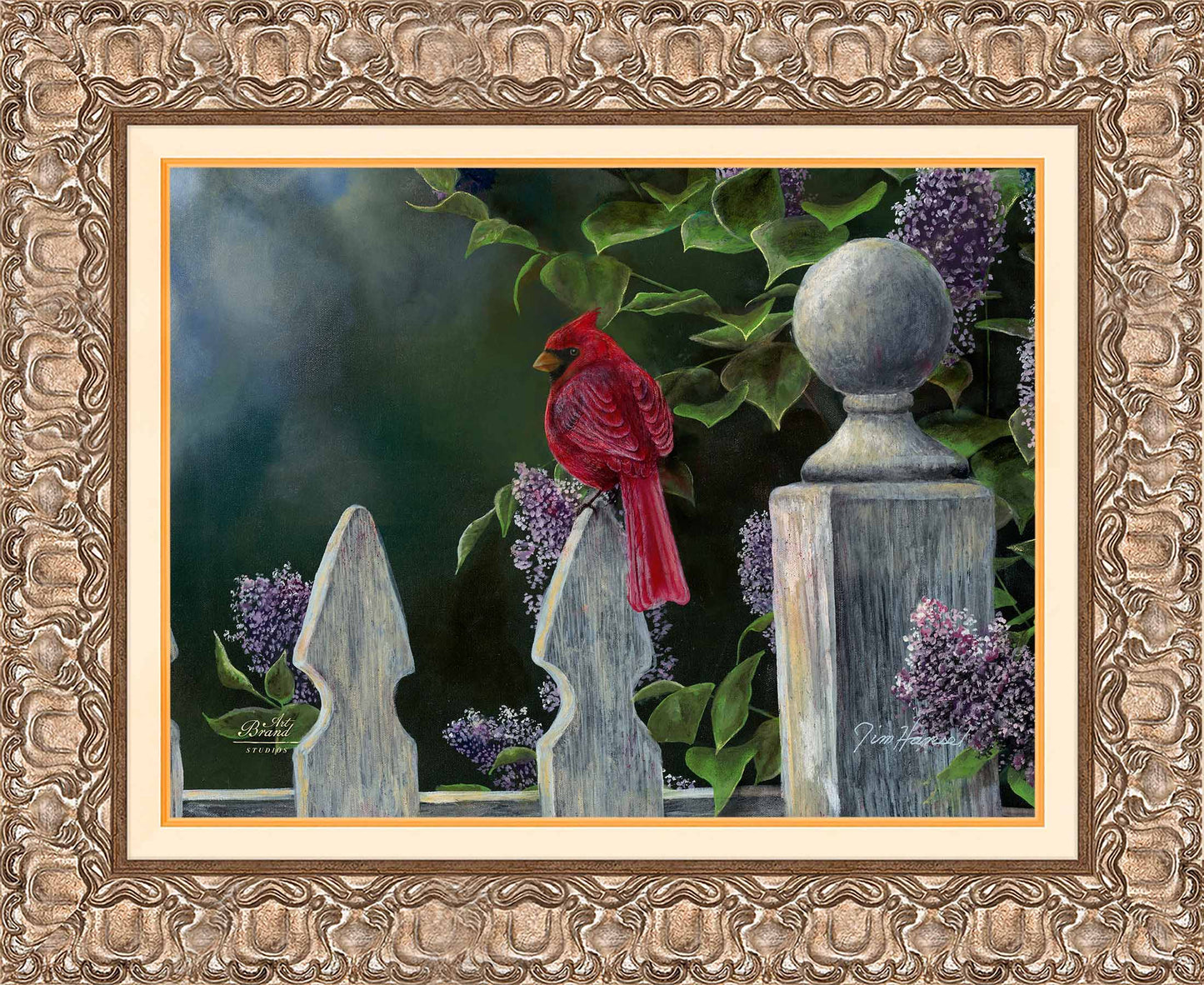 Birds Eye View-Cardinal - Limited Edition Canvas