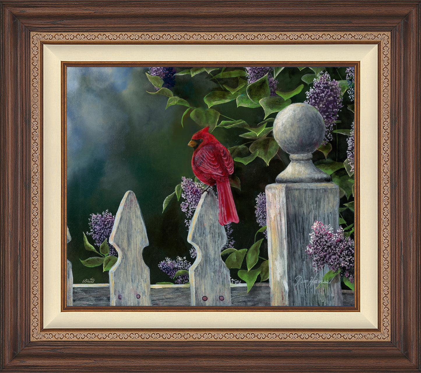 Birds Eye View-Cardinal - Limited Edition Canvas