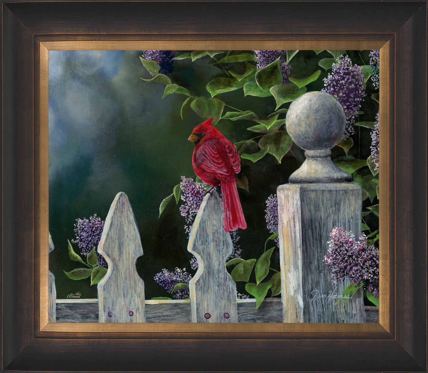 Birds Eye View-Cardinal - Limited Edition Canvas