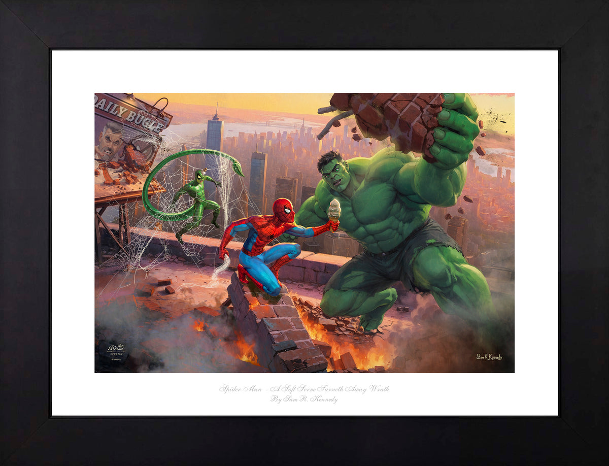 Spider-Man A Soft Serve Turneth Away Wrath - Limited Edition Paper