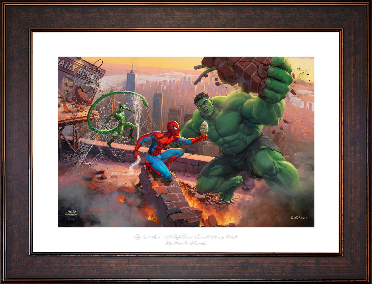 Spider-Man A Soft Serve Turneth Away Wrath - Limited Edition Paper
