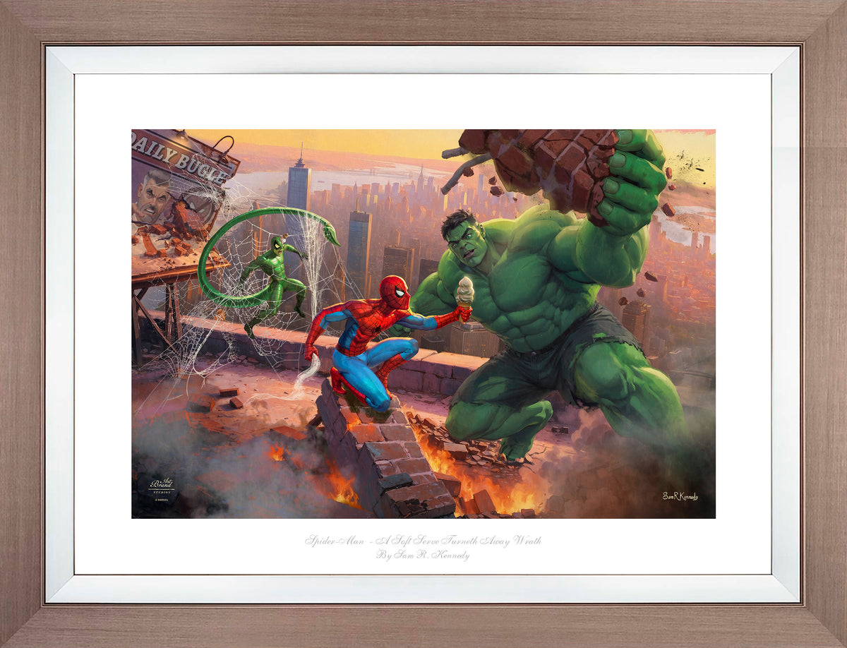 Spider-Man A Soft Serve Turneth Away Wrath - Limited Edition Paper