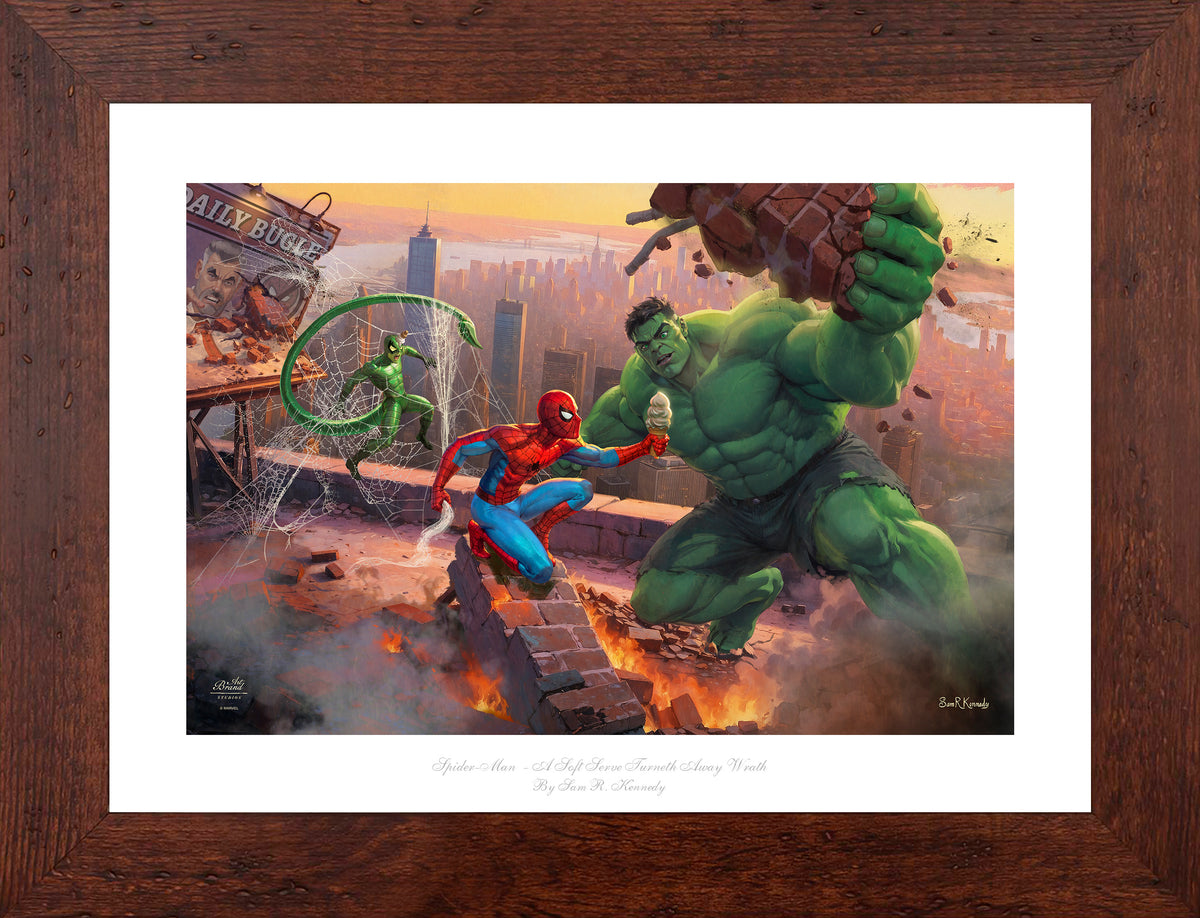 Spider-Man A Soft Serve Turneth Away Wrath - Limited Edition Paper