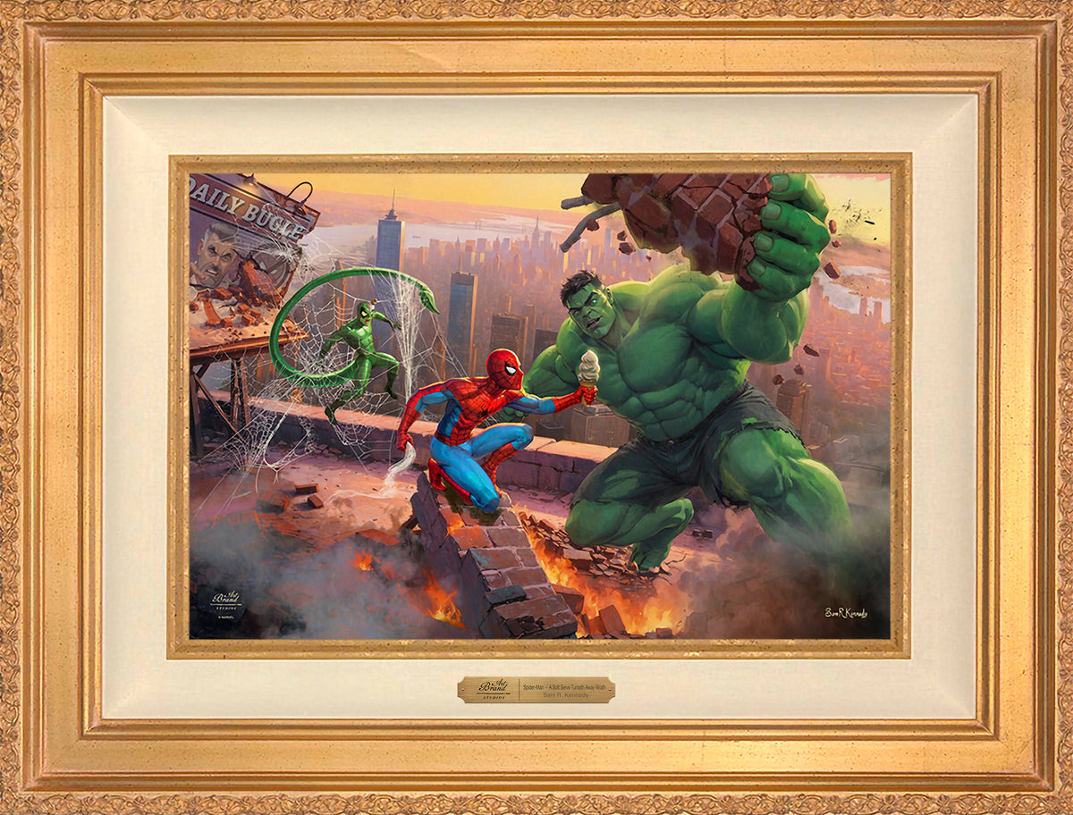 Spider-Man A Soft Serve Turneth Away Wrath - Limited Edition Canvas
