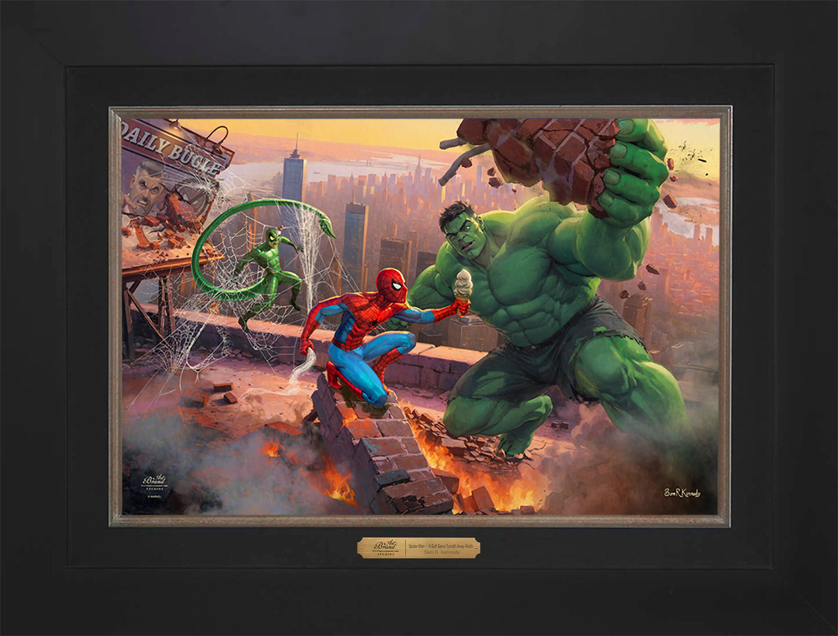 Spider-Man A Soft Serve Turneth Away Wrath - Limited Edition Canvas