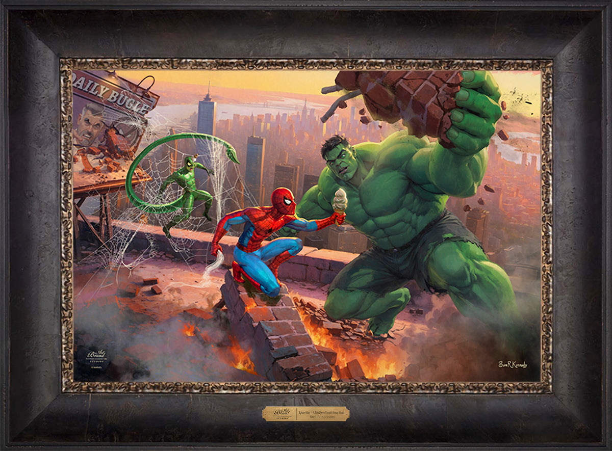 Spider-Man A Soft Serve Turneth Away Wrath - Limited Edition Canvas