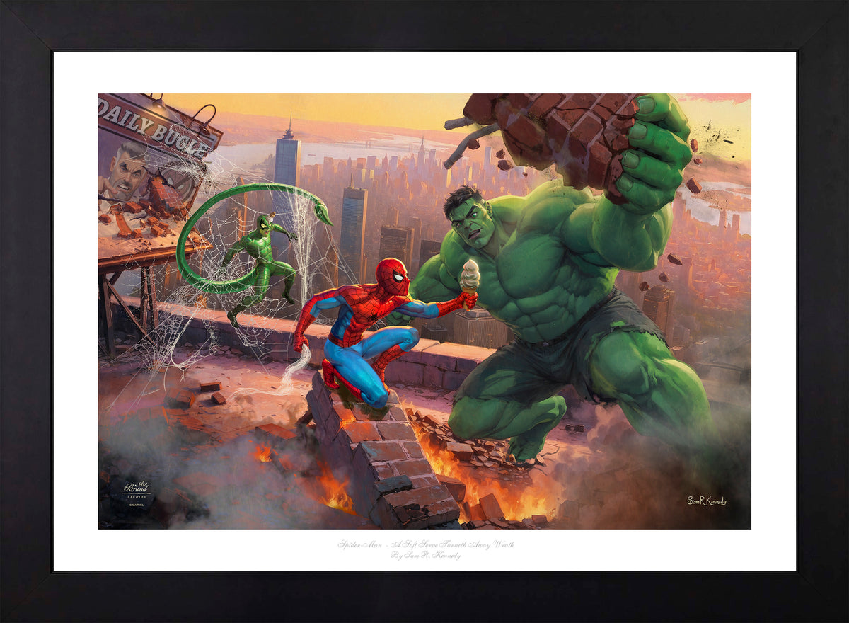 Spider-Man A Soft Serve Turneth Away Wrath - Limited Edition Paper