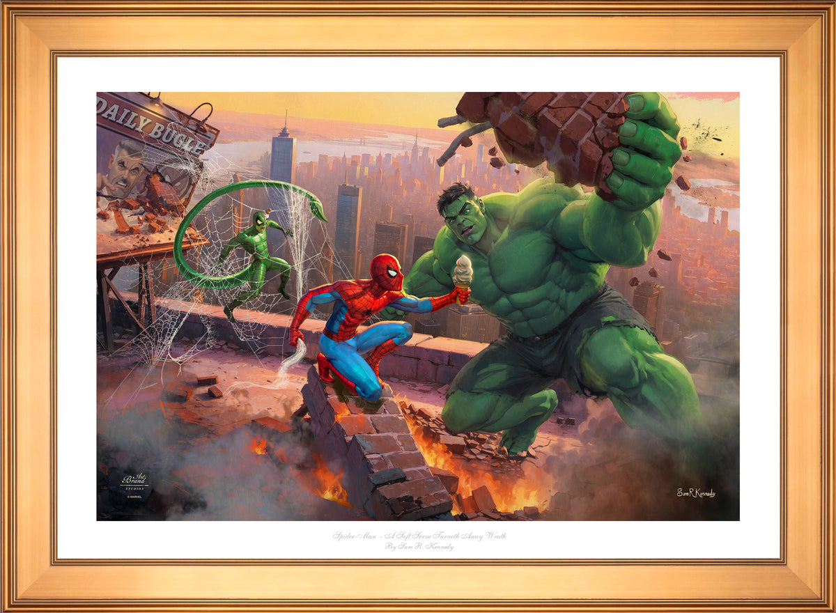 Spider-Man A Soft Serve Turneth Away Wrath - Limited Edition Paper