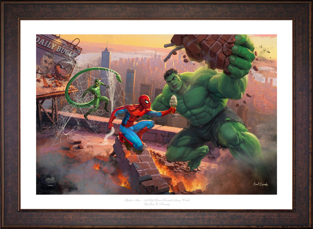 Spider-Man A Soft Serve Turneth Away Wrath - Limited Edition Paper