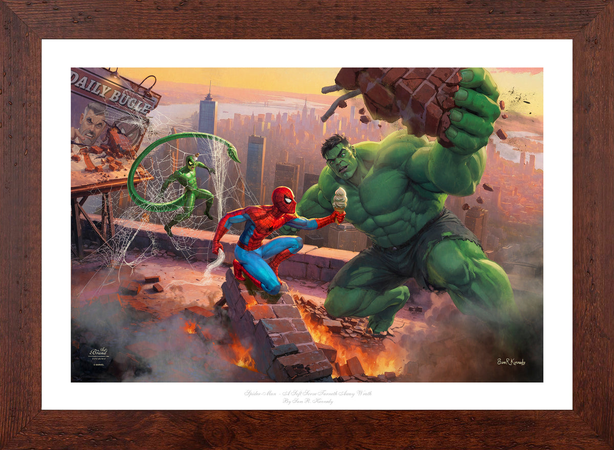 Spider-Man A Soft Serve Turneth Away Wrath - Limited Edition Paper