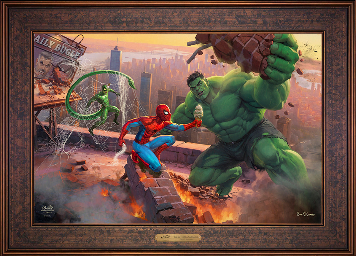 Spider-Man A Soft Serve Turneth Away Wrath - Limited Edition Canvas
