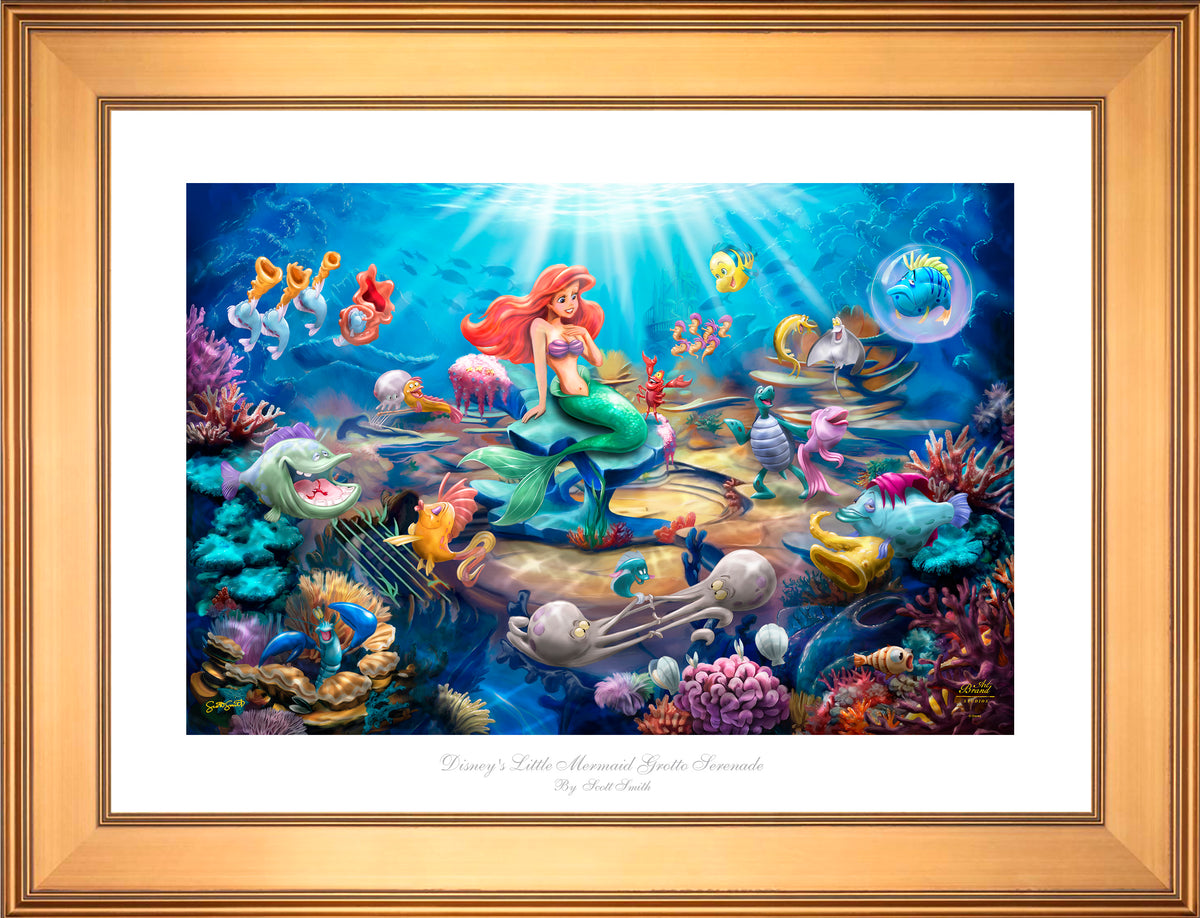 Disney's Little Mermaid Grotto Serenade - Limited Edition Paper