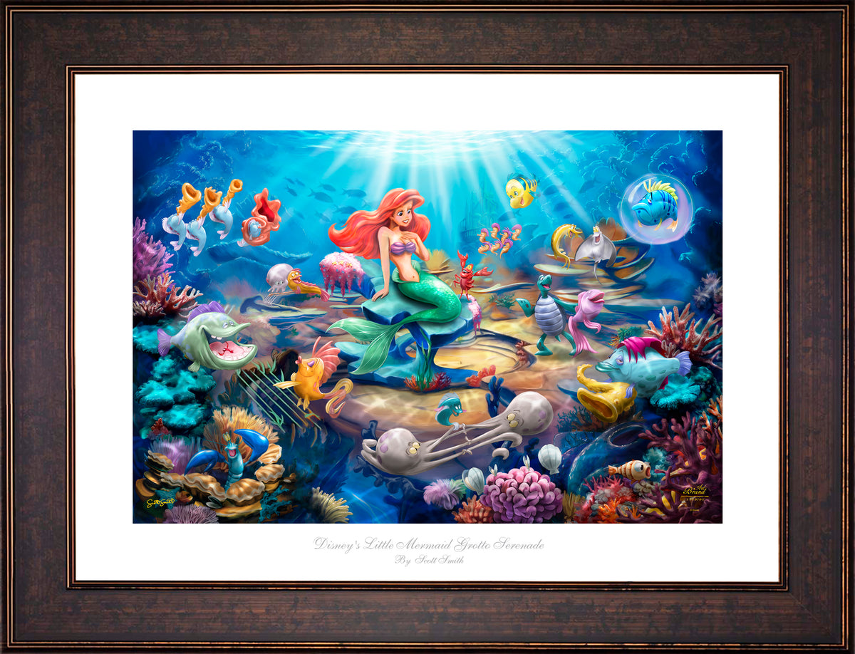Disney's Little Mermaid Grotto Serenade - Limited Edition Paper