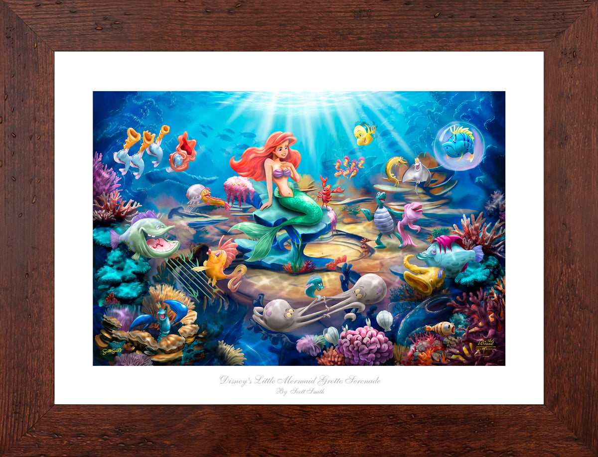 Disney's Little Mermaid Grotto Serenade - Limited Edition Paper
