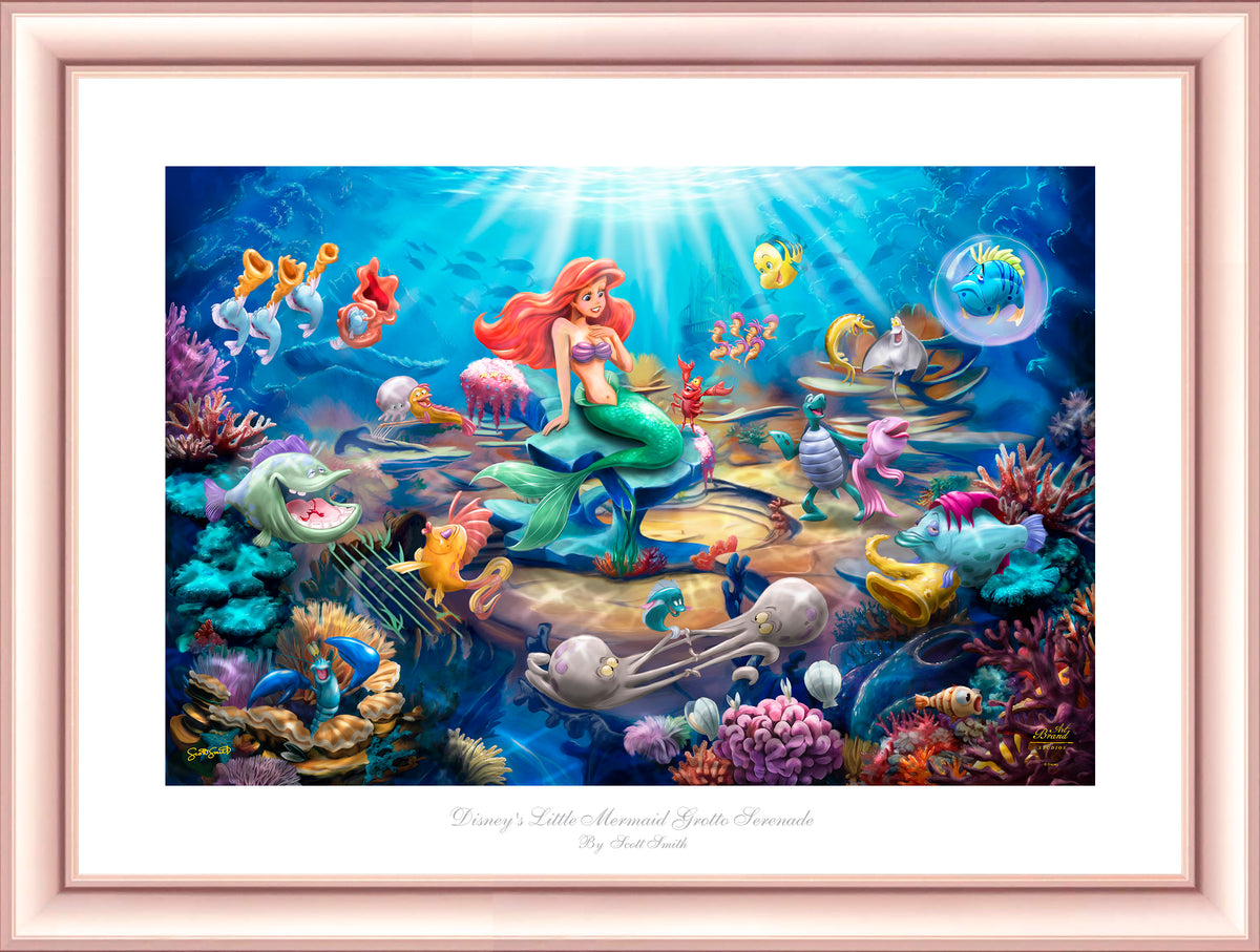 Disney's Little Mermaid Grotto Serenade - Limited Edition Paper