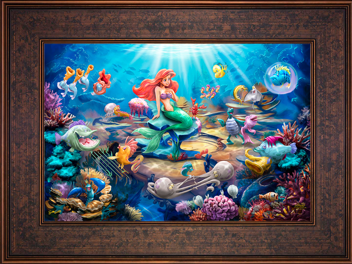 Disney's Little Mermaid Grotto Serenade - Jewel Edition Art