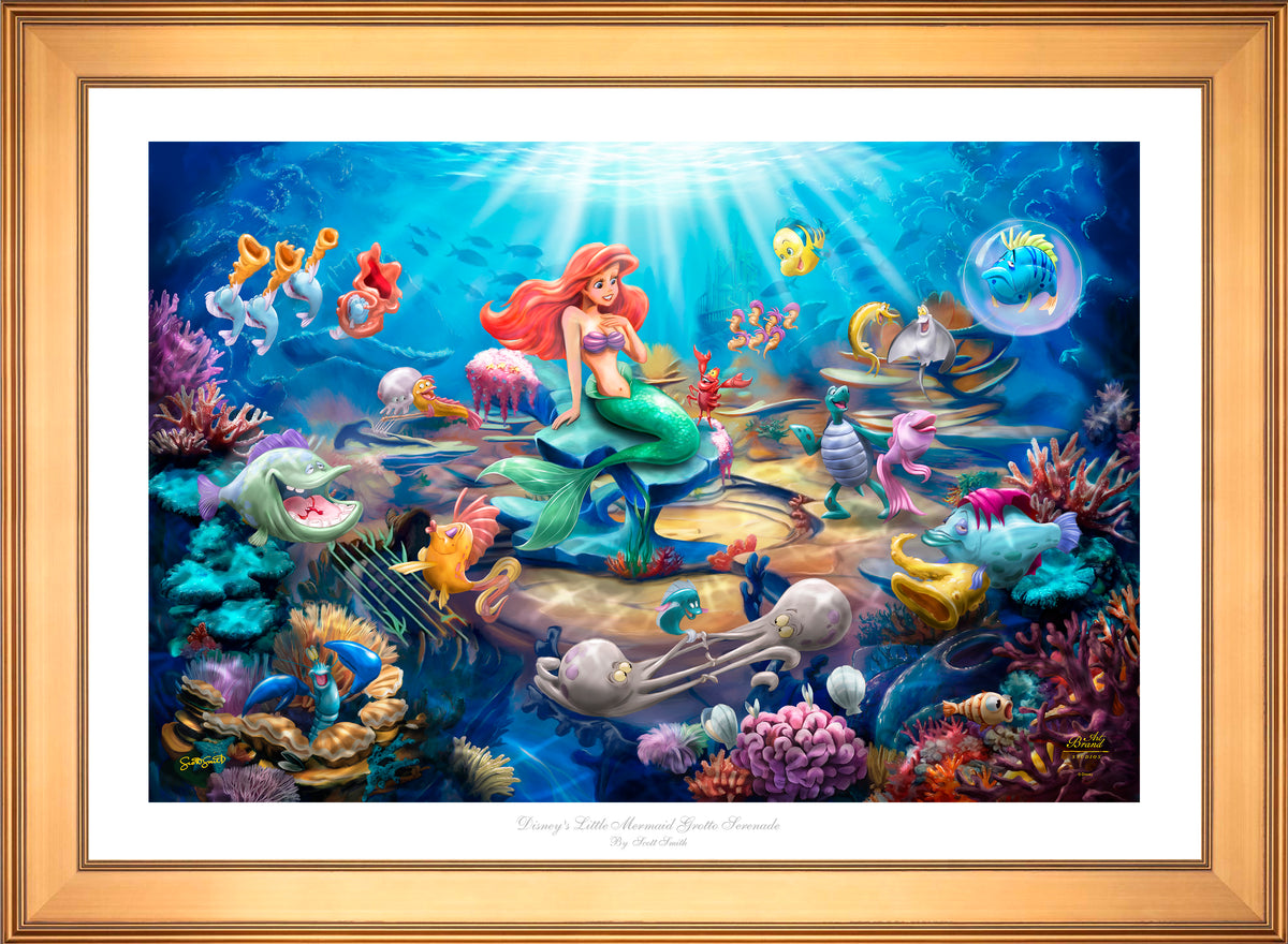 Disney's Little Mermaid Grotto Serenade - Limited Edition Paper