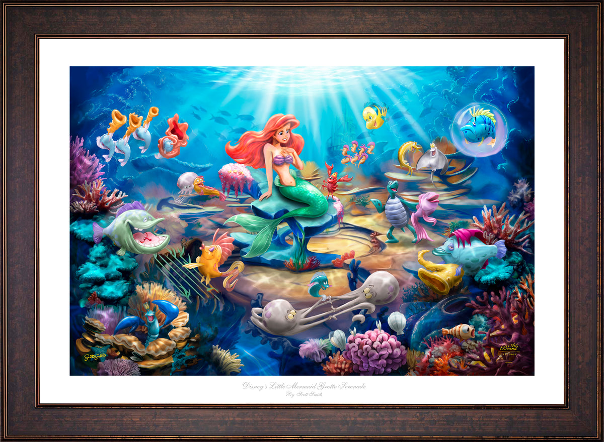 Disney's Little Mermaid Grotto Serenade - Limited Edition Paper