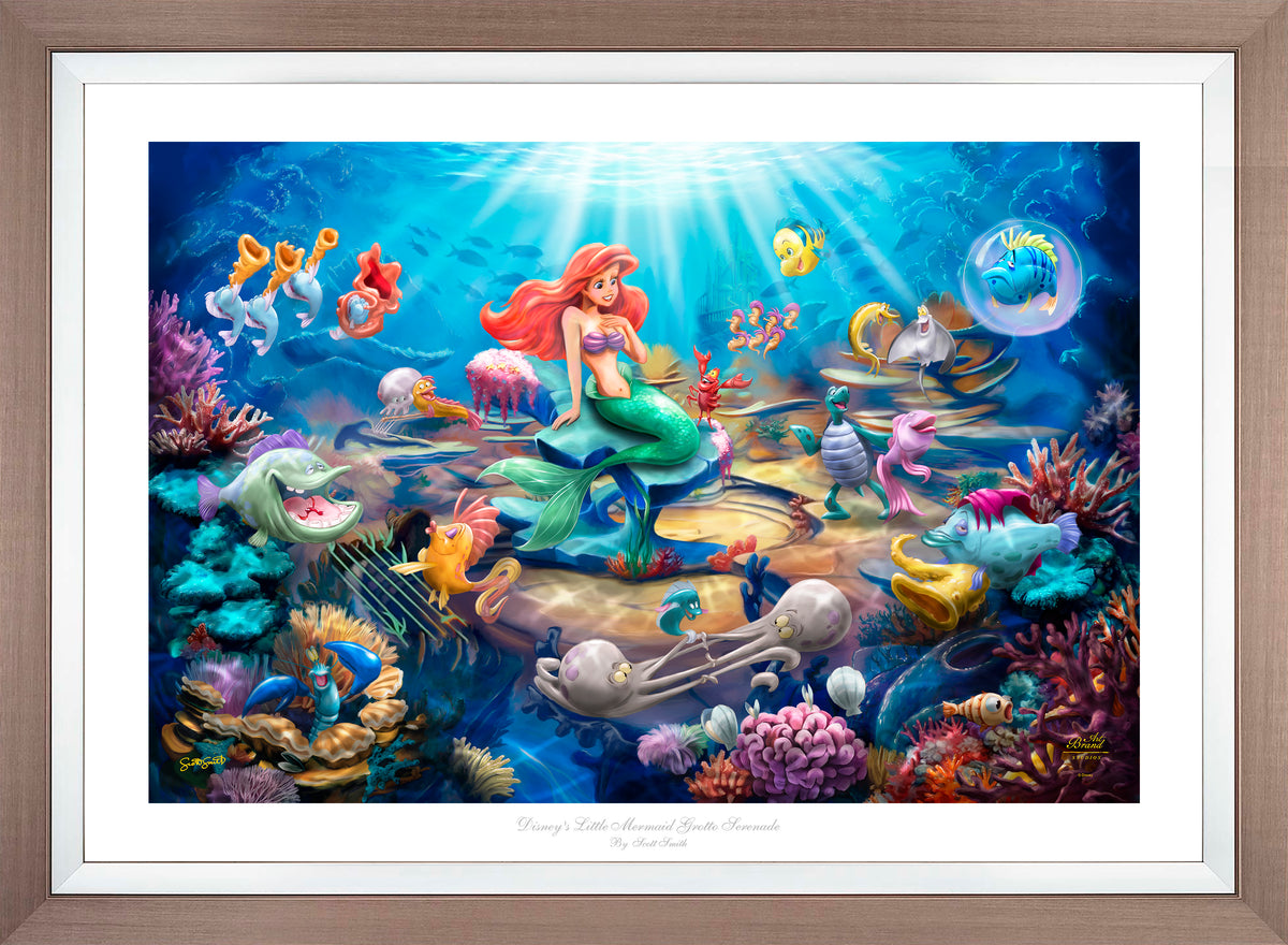 Disney's Little Mermaid Grotto Serenade - Limited Edition Paper